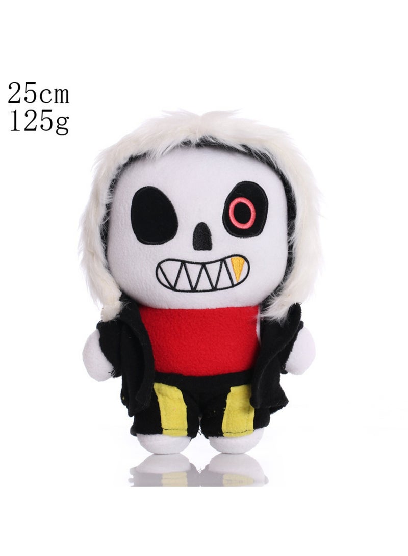 Undertale Plush Toy Game Peripheral Doll Cartoon Character Children's Birthday Gift (Winter Clothes White Skeleton) - Image 2